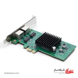 قیمت و خرید کارت شبکه گیگابیت دو پورت PCI-E اینتل intel 82576-2T - شبکه ساز