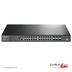 قیمت و خرید سوئیچ شبکه مدیریتی گیگابیت تی پی لینک Tp-Link T3700G-28TQ - شبکه ساز