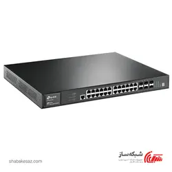 قیمت و خرید سوئیچ شبکه مدیریتی گیگابیت تی پی لینک Tp-Link T3700G-28TQ - شبکه ساز