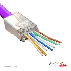 قیمت و خرید سوکت شبکه میان گذر رپیتون Rapiton RP-MP2-6FP پک 100 عددی Rj45 Cat6 FTP - شبکه ساز