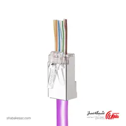 قیمت و خرید سوکت شبکه میان گذر رپیتون Rapiton RP-MP2-6FP پک 100 عددی Rj45 Cat6 FTP - شبکه ساز