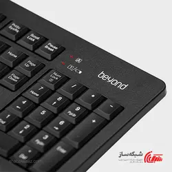 قیمت و خرید کیبورد و ماوس بیاند با سیم Beyond BMK-4450 - شبکه ساز