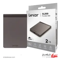 قیمت و خرید حافظه SSD اکسترنال لکسار Lexar SL200 ظرفیت 2TB - شبکه ساز