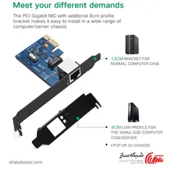 قیمت و خرید کارت شبکه گیگابیت PCI Express یوگرین Ugreen US230 - شبکه ساز