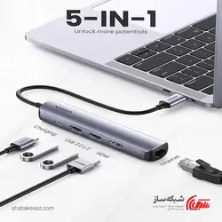 قیمت و خرید مبدل USB C یوگرین Ugreen CM418 - شبکه ساز