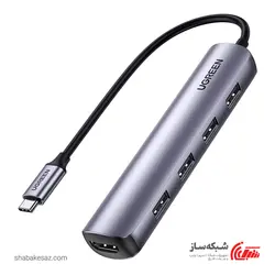 قیمت و خرید مبدل USB C یوگرین Ugreen CM417 - شبکه ساز