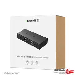 قیمت و خرید کی وی ام سوئیچ HDMI یوگرین Ugreen CM200 - شبکه ساز
