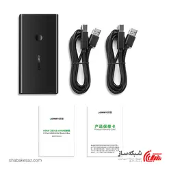 قیمت و خرید کی وی ام سوئیچ HDMI یوگرین Ugreen CM200 - شبکه ساز