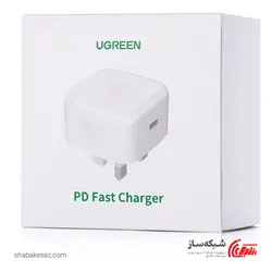 قیمت و خرید شارژر دیواری 20W یوگرین Ugreen CD137 فست شارژ PD - شبکه ساز