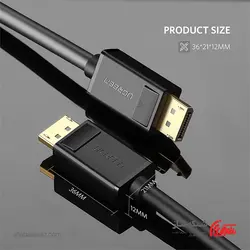 قیمت و خرید کابل Display 4K یوگرین Ugreen DP102 طول 5 متر - شبکه ساز