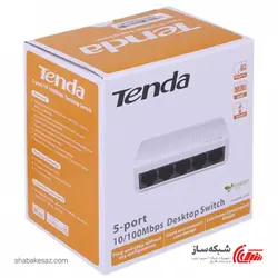 قیمت و خرید سوییچ تندا Tenda S105 دسکتاپ 5 پورت 10/100Mbps - شبکه ساز