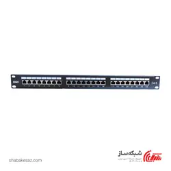 قیمت و خرید پچ پنل کی نت K-net K-N1062 شبکه رکمونت 24 پورت Cat6 UTP Loaded - شبکه ساز