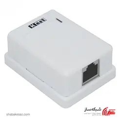 قیمت و خرید پریز روکار شبکه کی نت K-net K-N1106 تک پورت CAT6 UTP - شبکه ساز