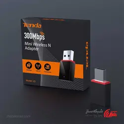قیمت و خرید کارت شبکه تندا Tenda U3 بی سیم N300 - شبکه ساز