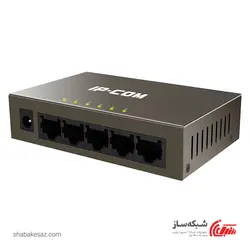 قیمت و خرید سوئیچ شبکه آی پی کام IP-Com F1005 دسکتاپ 5 پورت 10/100Mbps فلزی - شبکه ساز