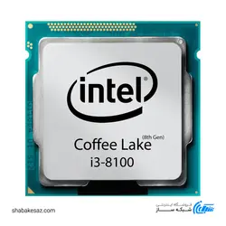 قیمت پردازنده اینتل intel Core i3 8100 tray سری Coffee Lake - شبکه ساز