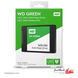 قیمت و خرید حافظه SSD وسترن دیجیتال Western Digital GREEN 120GB اینترنال - شبکه ساز