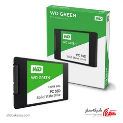 قیمت و خرید حافظه SSD وسترن دیجیتال Western Digital GREEN 120GB اینترنال - شبکه ساز