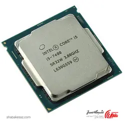 قیمت پردازنده اینتل Intel Core i5-7400 tray سری Kaby Lake - شبکه ساز