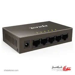 قیمت و خرید سوییچ شبکه تندا Tenda TEF1005D دسکتاپ فلزی 5 پورت 10/100Mbps - شبکه ساز