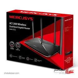 قیمت و خرید روتر مرکوسیس Mercusys AC12G بی سیم AC1200 گیگابیت - شبکه ساز
