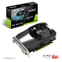 قیمت و خرید کارت گرافیک ایسوس ASUS PH GTX1660-O6G - شبکه ساز