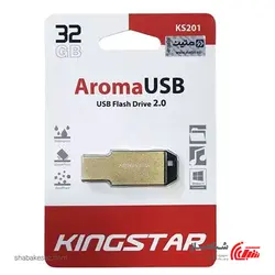 قیمت و خرید فلش مموری کینگ‌ استار KingStar KS201 AROMA ظرفیت 32 گیگابایت USB 2.0 - شبکه ساز