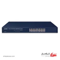 قیمت و خرید سوئیچ پلنت Planet GSW-1601 رکمونت 16 پورت 10/100/1000Mbps - شبکه ساز