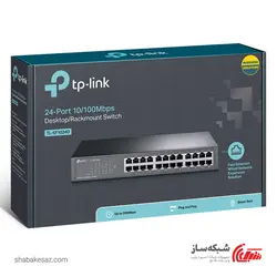 قیمت و خرید سوییچ شبکه تی پی لینک Tp-Link TL-SF1024D دسکتاپ-رکمونت 24 پورت 10/100Mbps - شبکه ساز