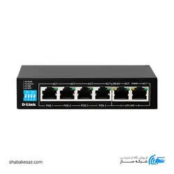 قیمت و خرید سوئیچ دی لینک D-Link DGS-F1006P-E دسکتاپ 6 پورت گیگابیت 4 پورت POE - شبکه ساز