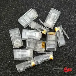 قیمت و خرید سوکت شبکه وی نت V-net RJ45 CAT6 UTP پک 100 عددی - شبکه ساز
