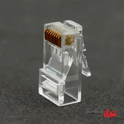 قیمت و خرید سوکت شبکه وی نت V-net RJ45 CAT6 UTP پک 100 عددی - شبکه ساز