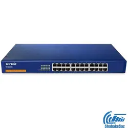 سوییچ شبکه تندا Tenda TEH 2400M رکمونت 24 پورت 10/100Mbps