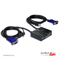 قیمت و خرید سوئیچ KVM دی لینک D-link KVM-221 با 2 پورت USB - شبکه ساز