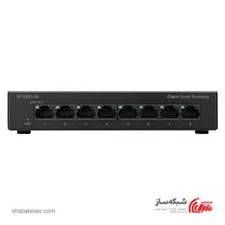 قیمت و خرید سوییچ سیسکو Cisco SF100D-08 دسکتاپ 8 پورت 10/100Mbps - شبکه ساز