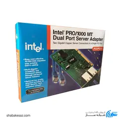 کارت شبکه اینتل intel MT8492 Poro 1000 گیگابیت دو پورت PCI