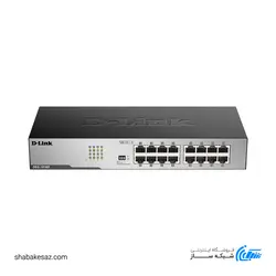 سوئیچ دی لینک D-link DGS-1016D دسکتاپ/رکمونت شبکه 16 پورت 10/100/1000Mbps
