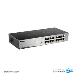 سوئیچ دی لینک D-link DGS-1016D دسکتاپ/رکمونت شبکه 16 پورت 10/100/1000Mbps