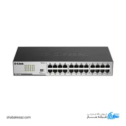 سوئیچ شبکه دی لینک D-Link DGS-1024D دسکتاپ/رکمونت 24 پورت 10/100/1000Mbps