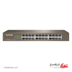 قیمت و خرید سوئیچ شبکه تندا Tenda TEF-1024D دسکتاپ-رکمونت 24 پورت 10/100Mbps - شبکه ساز