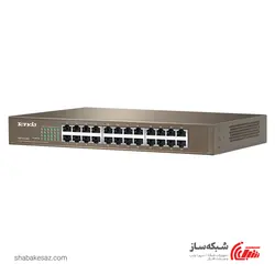 قیمت و خرید سوئیچ شبکه تندا Tenda TEF-1024D دسکتاپ-رکمونت 24 پورت 10/100Mbps - شبکه ساز