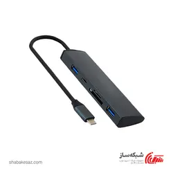 قیمت و خرید هاب Type C کی نت K-Net S4 - شبکه ساز