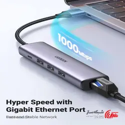 قیمت و خرید هاب Hub USB 3.0 یوگرین Ugreen CM475 - شبکه ساز
