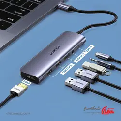 قیمت و خرید هاب Type C یوگرین Ugreen 80132 - شبکه ساز