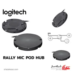 قیمت و خرید هاب میکروفون لاجیتک Logitech RALLY MIC POD HUB - شبکه ساز