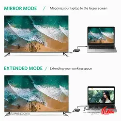 قیمت و خرید مبدل Type C به HDMI و VGA یوگرین Ugreen MM123 - شبکه ساز