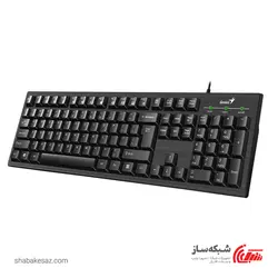 قیمت و خرید کیبورد جنیوس با سیم Genius KB-101 - شبکه ساز