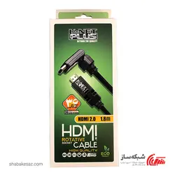 قیمت و خرید کابل HDMI Rotative کی نت پلاس k-netplus KP-CHR2018 ورژن 2.0 طول 1.8 متر - شبکه ساز