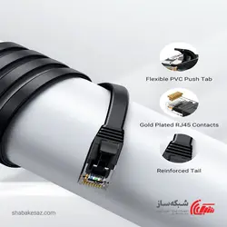 قیمت و خرید کابل شبکه یوگرین فلت Ugreen NW102 به طول 1 متر - شبکه ساز