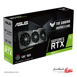 قیمت و خرید کارت گرافیک ایسوس ASUS TUF Gaming GeForce RTX 3070 Ti 8GB - شبکه ساز